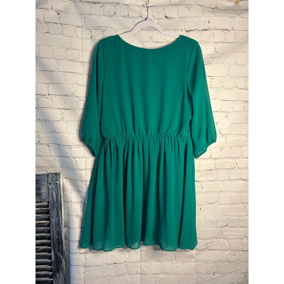 Women's IZ BYER Layered Pleated Party Dress. SZ L. Read Description! - Picture 2 of 5